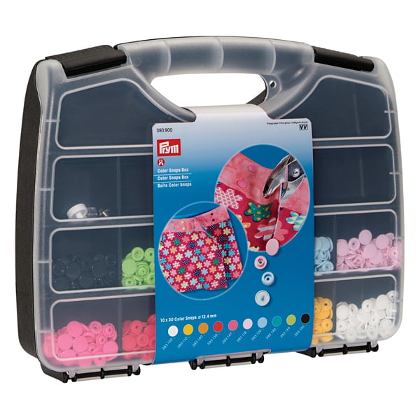 Miniatyrbillede 4 af 6: Prym 393900 opbevaringskasse Opbevaringsboks Rektangulær Plast Sort, Transparent