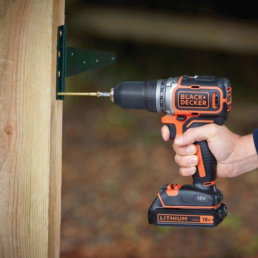 Miniatyrbillede 2 af 3: Black & Decker BL186KB-QW bor 1650 rpm