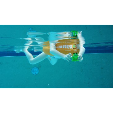 Miniatyrbillede 5 af 6: SWIMTRAINER Classic Gul Monokromatisk PVC Svømmering