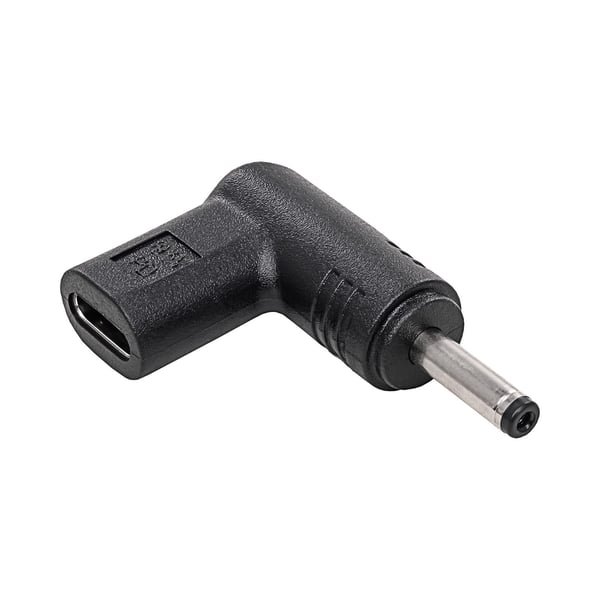 Miniatyrbillede 1 af 3: Akyga AK-ND-C05 kabel kønsskifter USB-C 3.5 x 1.35 mm Sort