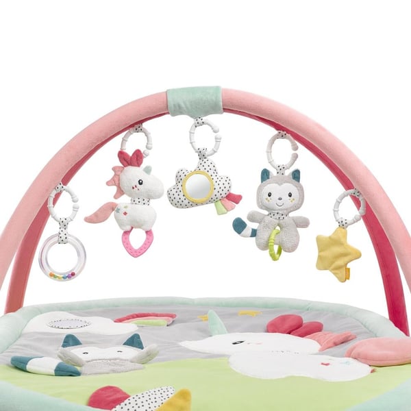 Fehn 057010 Plys, Polyester Flerfarvet Baby legemåtte