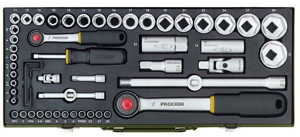 Miniatyrbillede 2 af 2: Proxxon 23 040 Topnøglesæt 56 stk