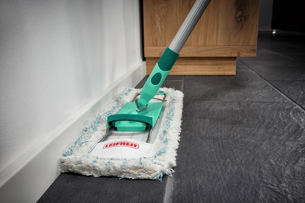 Leifheit Profi XL cotton plus moppar Bomull/fiber Grå, Turkos, Vit