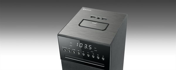Muse M-1350BTC kodin äänentoistolaite Torniaudiojärjestelmä 180 W Musta