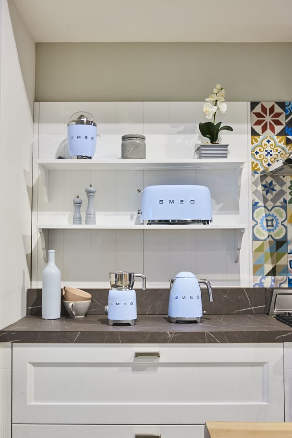 Pikkukuva 2 / 8: Vedenkeitin Smeg Sininen Ruostumaton teräs 2400 W 1,7 L