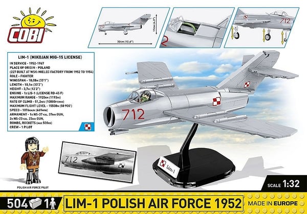 Pikkukuva 4 / 7: COBI Lim-1 Polish Air Force 1952
