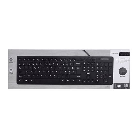 T'nB KBHUB tastatur USB Sort