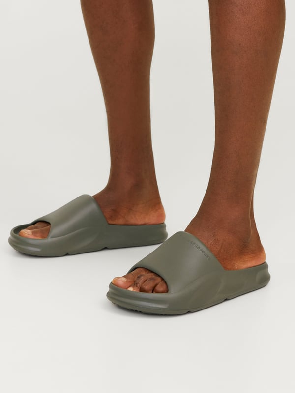 Jack & Jones 12251282_1926_45 klipklap og badesandal Unisex Grøn