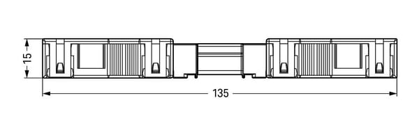 Miniatyrbillede 2 af 3: Wago 770-113 elektrisk ledningsstik Pin header