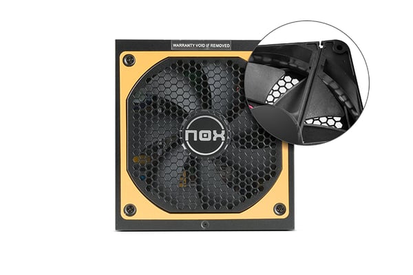 Miniatyrbild 3 av 10: NOX Urano TX Bronze Edition strömförsörjningsenheter 850 W 20+4 pin ATX ATX Svart, Orange