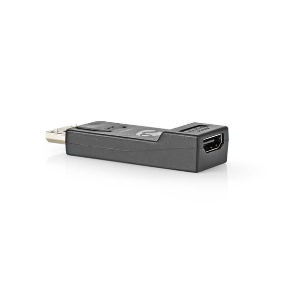 Nedis CCGB37915BK kaapelin sukupuolenvaihtaja HDMI Type A (Standard) DisplayPort Musta