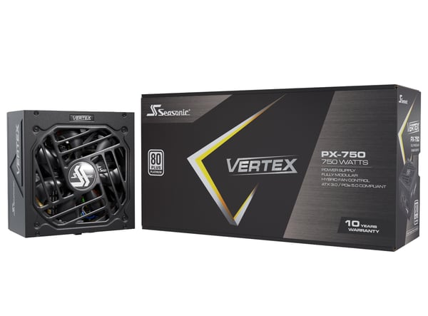 Seasonic Vertex PX-750 virtalähdeyksikkö 750 W 24-pin ATX ATX Musta
