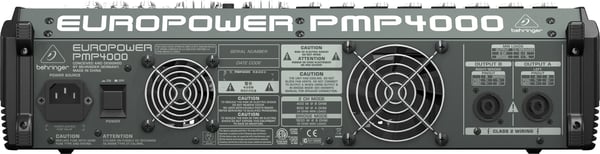 Behringer PMP4000 audio mixer 20 kanaler 10 - 200000 Hz Sort