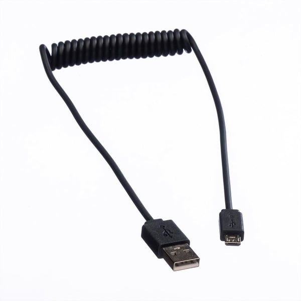 ROLINE 11.02.8317 USB-kabel USB 2.0 1 m USB A Micro-USB B 0,48 Gbit/sek. Sort