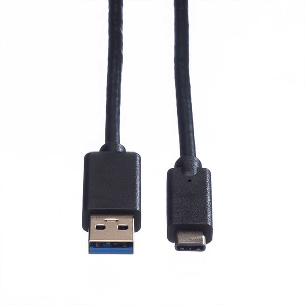 ROLINE USB 3.1 Cable, A-C, M/M 0.5 m USB-kabel USB 3.2 Gen 1 (3.1 Gen 1) 0,5 m USB A USB C 5 Gbit/sek. Sort