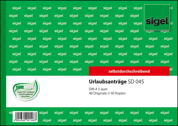 Sigel SD045 blanketter