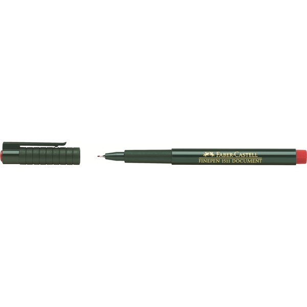 Faber-Castell 151121 kuitukärkikynä Punainen 1 kpl