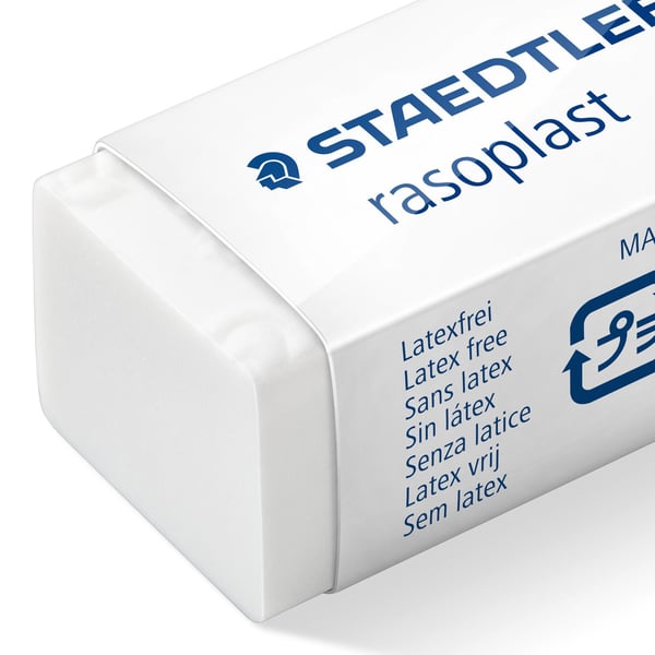 Miniatyrbild 3 av 3: Staedtler rasoplast 526 B suddgummin Vit 1 styck