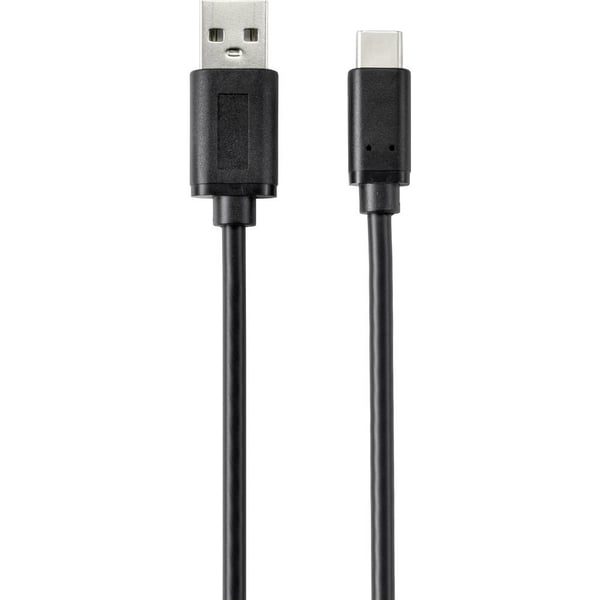 Miniatyrbild 3 av 5: Renkforce RF-4699378 USB-kablar USB 2.0 1 m USB A USB C 0,48 Gbit/s 2,5 W Svart