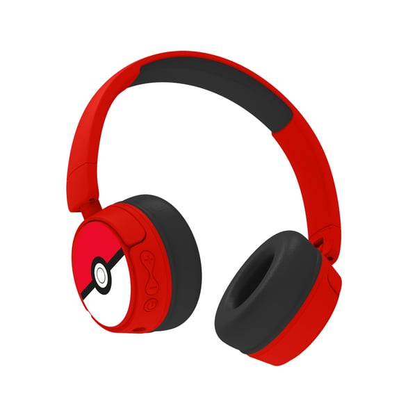 OTL Technologies Pokémon PK1000 kuulokkeet ja kuulokemikrofoni Langallinen & langaton Pääpanta Pelaaminen USB Type-C Bluetooth Punainen, Valkoinen