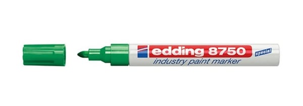 Miniatyrbillede 2 af 3: Edding 8750 speedmarker Projektilspids Grøn 1 stk