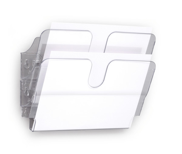 Durable FLEXIPLUS dokumenthylla 2 galler Transparent