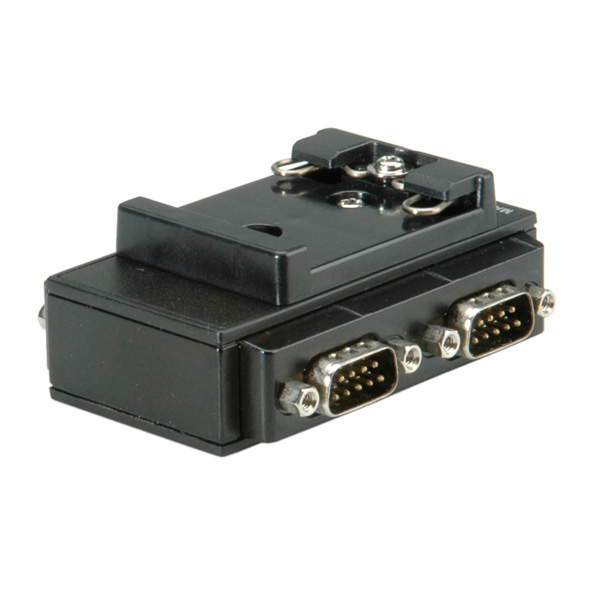 ROLINE USB 2.0 to RS232 Adapter, for DIN Rail 4 Ports Sort ROLINE USB 2.0 to RS232 Adapter, for DIN Rail 4 Ports Sort