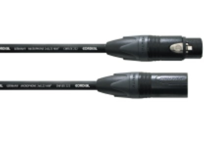 Cordial CPM 1 FM-FLEX lydkabel 1 m XLR (3-pin) Sort