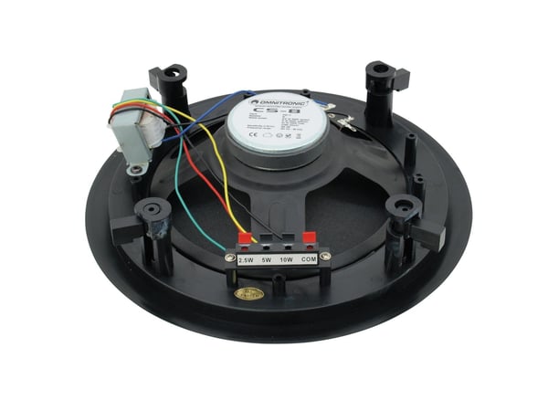 Omnitronic 80710231 højttaler Fuld interval Sort Ledningsført 10 W