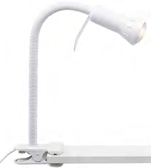 Brilliant Flex bordlampe E14 LED Hvid
