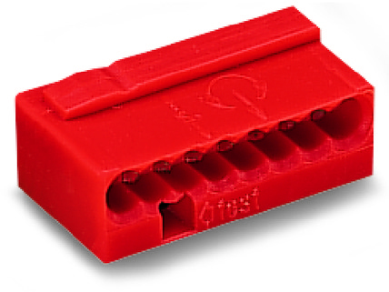 MICRO-DOSEKLEMMER 8-LEDER / WAGO 243-808 RØD 243-808