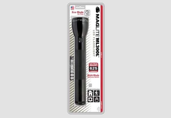 Miniatyrbillede 2 af 2: Maglite ML300L Sort Hånd lommelygte LED