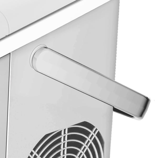 Haeger IM-12S.005A maskine til isklump Bærbar isterningemaskine 12 kg/24t 120 W Rustfrit stål