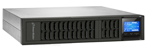 PowerWalker VFI 3000 CRS UPS-enhed Dobbeltkonvertering (online) 3 kVA 2400 W 5 AC stikkontakt(er)