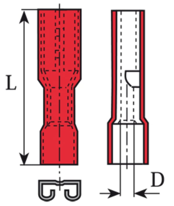 Miniatyrbillede 2 af 2: Vogt 396008s elektrisk stikforbindelse