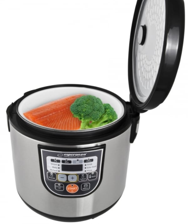 Esperanza EKG011 multi komfur 5 L 860 W Sort, Rustfrit stål