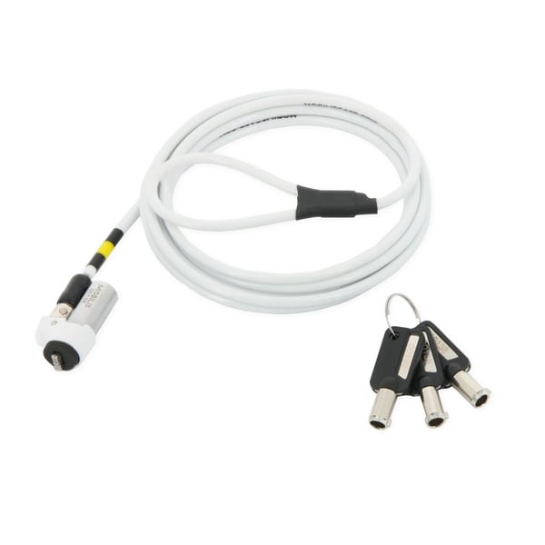 Mobilis 001328 kabellås Hvid 1,8 m