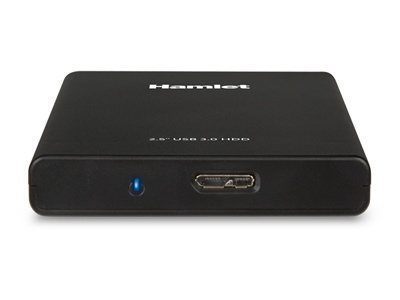 Hamlet HXD25U30-CX Hölje för lagringsenheter HDD- / SSD kabinett Svart 2.5"