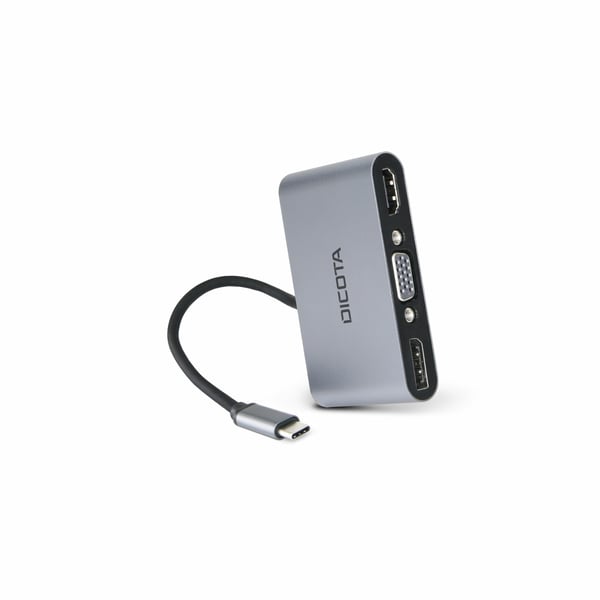 Miniatyrbillede 3 af 6: DICOTA D32064 mobil dockingstation Tablet/smartphone/laptop Sølv