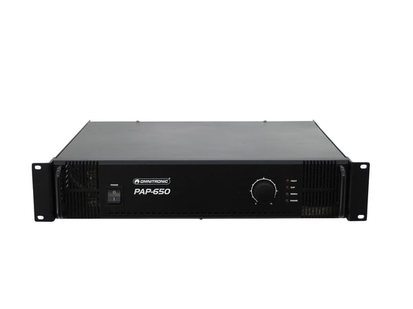 Omnitronic 80709820 ljudförstärkare Uppträdande/scen Svart