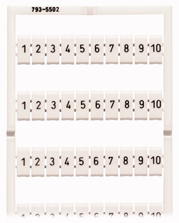 Wago 793-5502 tilbehør til terminalblok Wago 793-5502 tilbehør til terminalblok