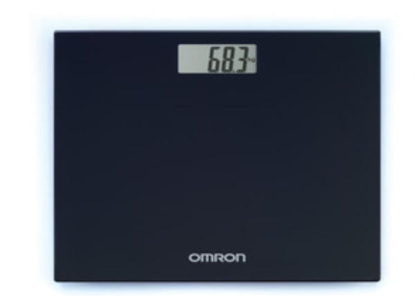 Omron HN-289-E Musta Sähkökäyttöinen henkilövaaka