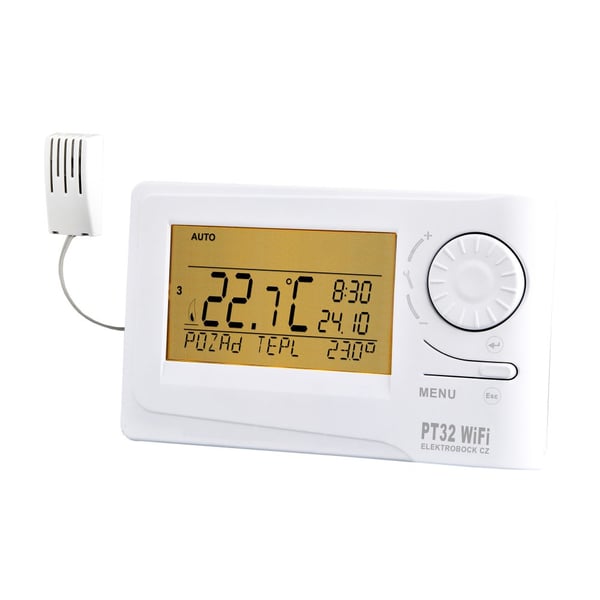 ELEKTROBOCK PT 32 Wi-Fi termostat WLAN Hvid