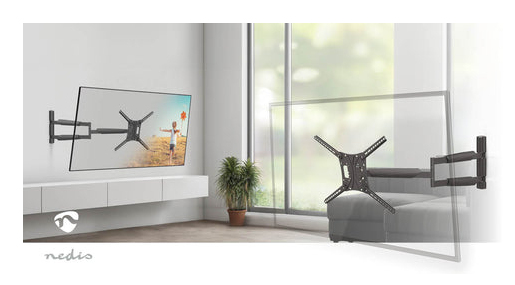 Nedis TVWM1790BK tv-beslag 2,18 m (86") Sort