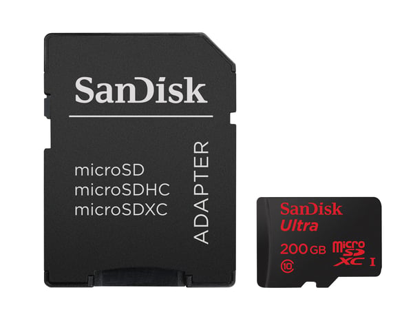 Miniatyrbillede 1 af 4: SanDisk 200GB MicroSDXC UHS Klasse 10