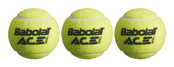Miniatyrbillede 2 af 3: Babolat Ace X3 Trykløs tennisbold 3 stk