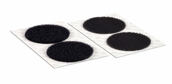 Miniatyrbild 3 av 3: Velcro VEL-EC60248 kardborrefäste Svart 6 styck