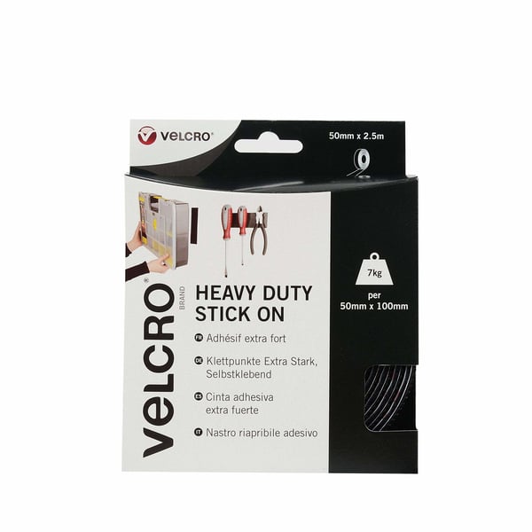 Pikkukuva 1 / 3: Velcro VEL-EC60245 tarranauhakiristin Musta 1 kpl
