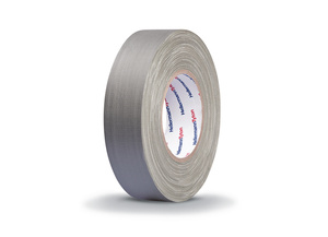 Hellermann Tyton HTAPE-TEX-19x50 50 m Bomull, Polyeten Grå