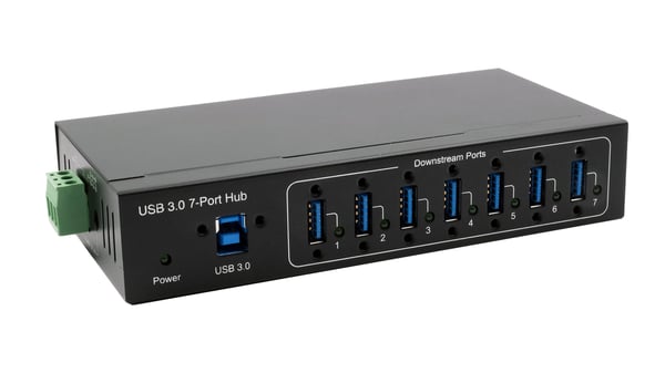 EXSYS EX-11227HMVS interface hub USB 3.2 Gen 1 (3.1 Gen 1) Type-B 5000 Mbit/s Sort